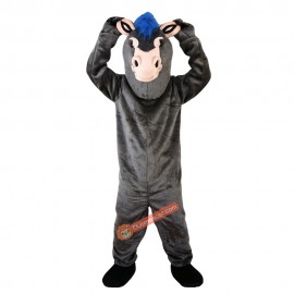 Grey Donkey Ass Mascot Costume, Grey Donkey Ass Costume