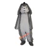 Grey Donkey Jackass Neddy Cartoon Mascot Costume, Grey Donkey Jackass Neddy Cartoon Costume