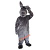 Grey Donkey Mascot Costume, Grey Donkey Costume