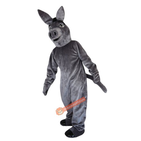 Grey Donkey Mascot Costume, Grey Donkey Costume