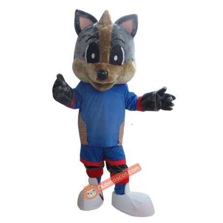 Grey Fox Mascot Costume, Grey Fox Costume