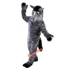 Grey Horse Cartoon Mascot Costume, Grey Horse Cartoon Costume