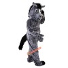 Grey Horse Cartoon Mascot Costume, Grey Horse Cartoon Costume