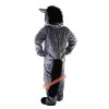 Grey Horse Cartoon Mascot Costume, Grey Horse Cartoon Costume