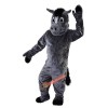 Grey Horse Cartoon Mascot Costume, Grey Horse Cartoon Costume