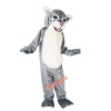 Grey Leopard Panther Cat Lynx Cartoon Mascot Costume, Grey Leopard Panther Cat Lynx Cartoon Costume