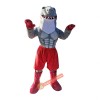 Grey Muscle shark Mascot Costume, Grey Muscle shark Costume