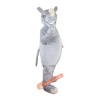 Grey Rhinocero Mascot Costume, Grey Rhinocero Costume