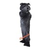 Grey Shar Pei Cartoon Mascot Costume, Grey Shar Pei Cartoon Costume