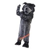 Grey Shar Pei Cartoon Mascot Costume, Grey Shar Pei Cartoon Costume