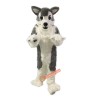 Grey Wolf Husky Dog Cartoon Mascot Costume, Grey Wolf Husky Dog Cartoon Costume