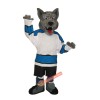 Grey Wolf Mascot Costume, Grey Wolf Costume