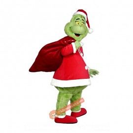 Grinch Mascot Costume, Grinch Costume