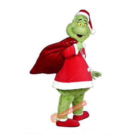 Grinch Mascot Costume, Grinch Costume