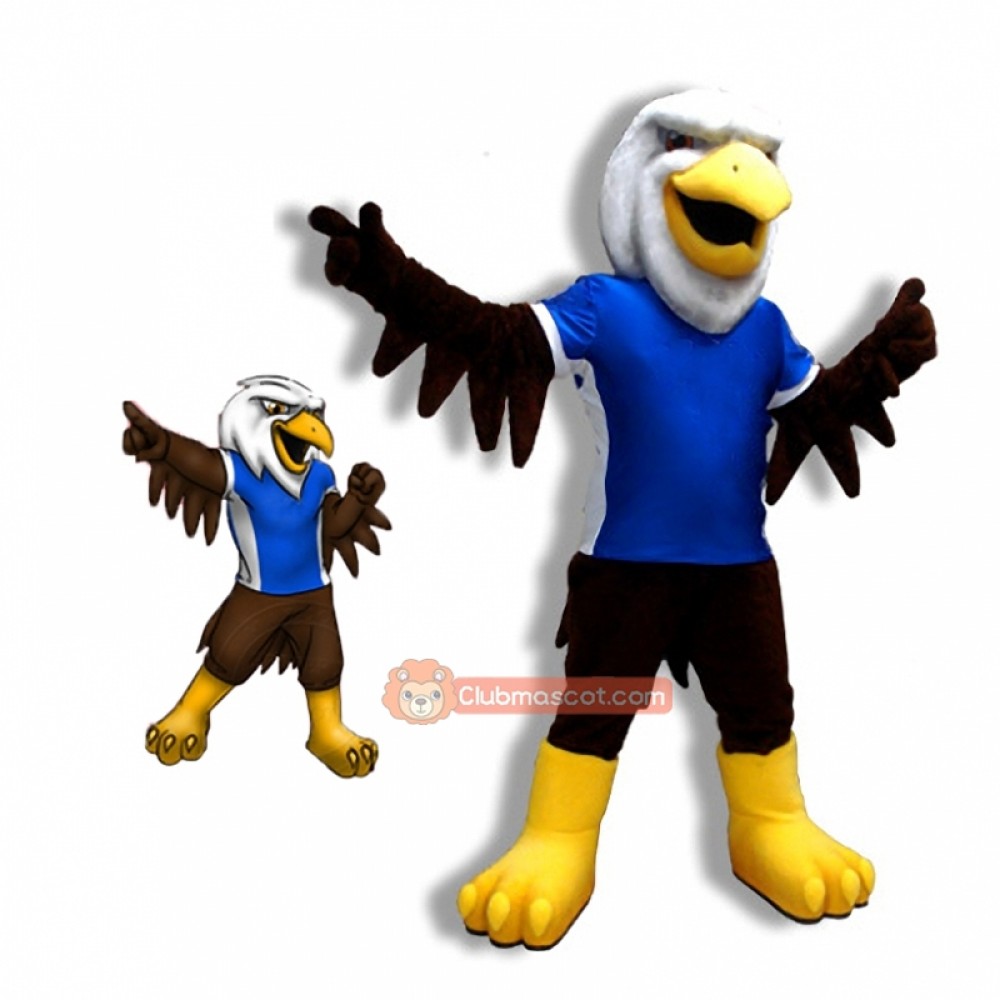 School Sports Eagle Mascot Costume