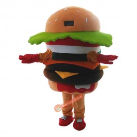 HamburgerCartoon Mascot Costume, HamburgerCartoon Costume