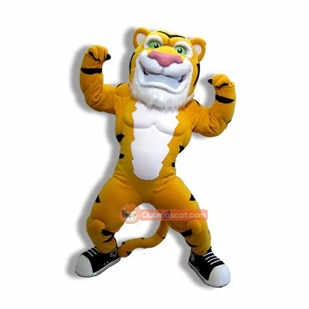 Power Happy Tiger Mascot Costume