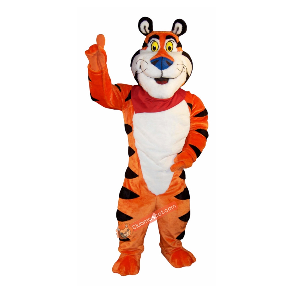 Handsome Charm Tiger Mascot Costume, Handsome Charm Tiger Costume