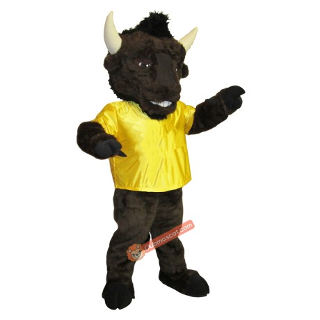 Handsome College Bison Mascot Costume, Handsome College Bison Costume