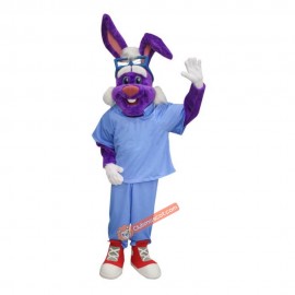 Handsome Dr Rabbit Mascot Costume, Handsome Dr Rabbit Costume