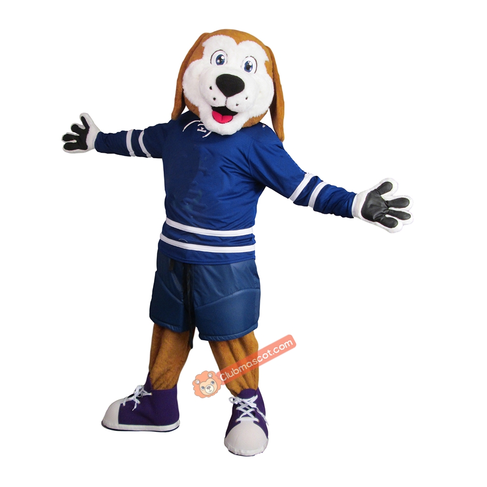 Handsome Duke Dog Mascot Costume, Handsome Duke Dog Costume