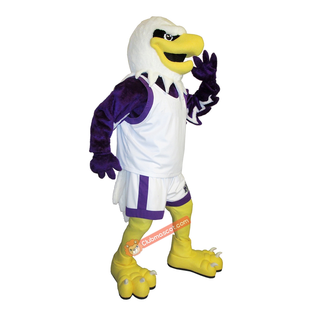 Handsome Ferocious Falcon Mascot Costume, Handsome Ferocious Falcon Costume