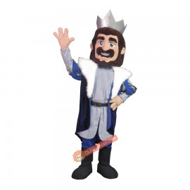 Handsome King Mascot Costume, Handsome King Costume