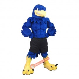 Handsome Power Falcon Mascot Costume, Handsome Power Falcon Costume