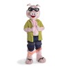 Handsome Swimming Pig Mascot Costume, Handsome Swimming Pig Costume