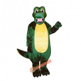 Happy Alligator Mascot Costume, Happy Alligator Costume