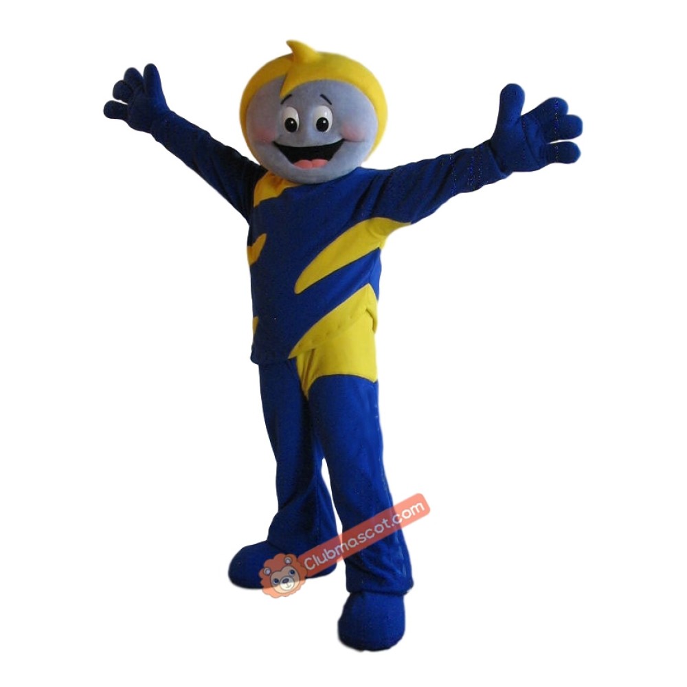 Happy Boy Mascot Costume, Happy Boy Costume