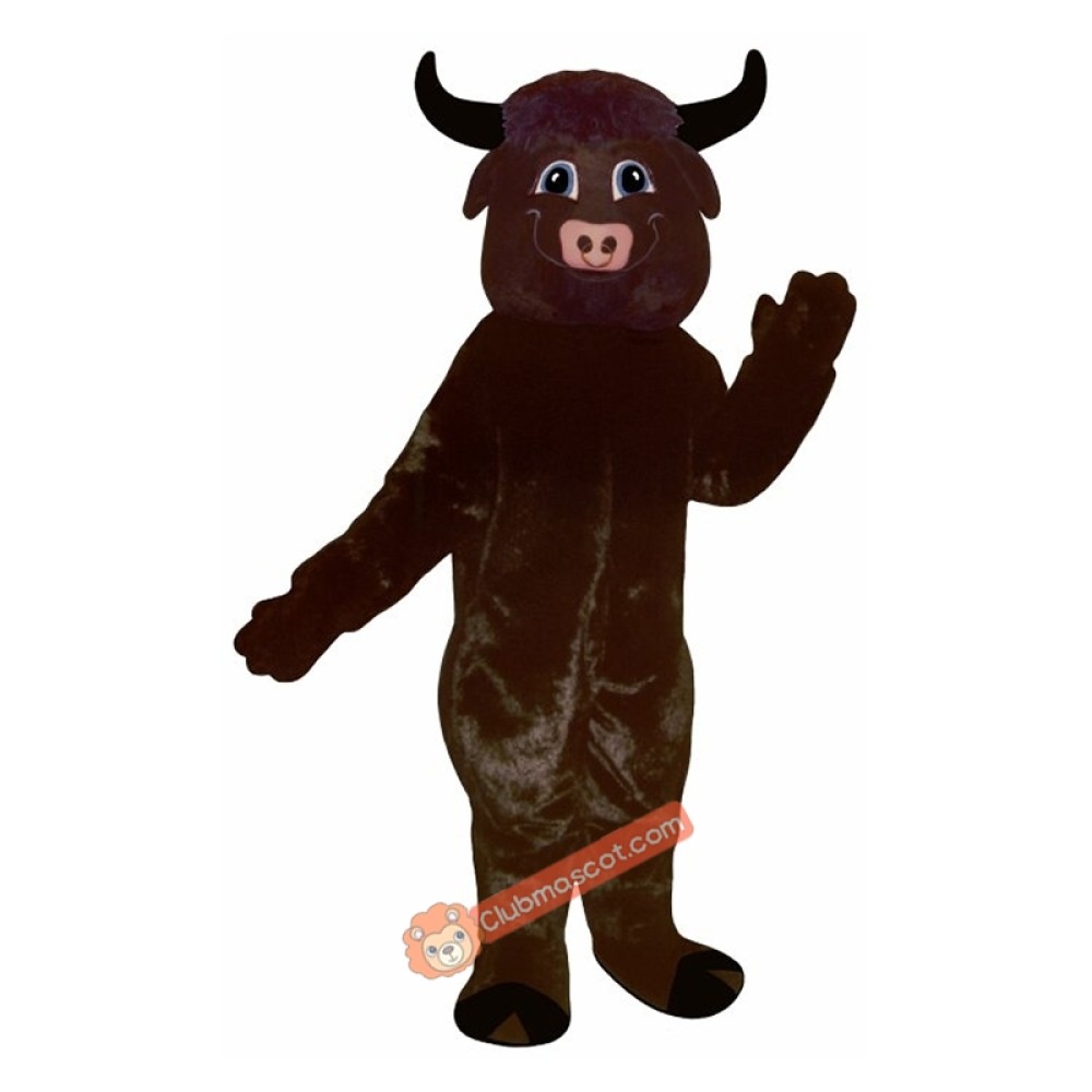 Happy Bull Mascot Costume, Happy Bull Costume