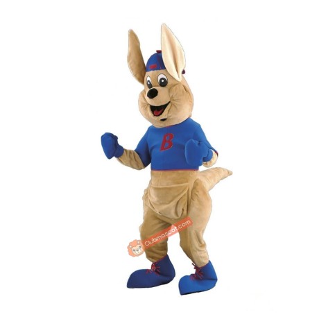 Happy Cute Kangaroo Mascot Costume, Happy Cute Kangaroo Costume