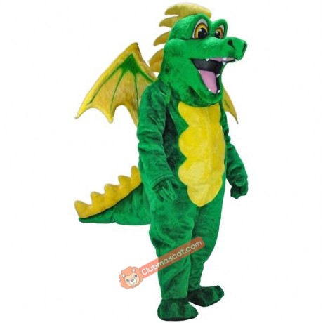 Happy Dragon Mascot Costume, Dragon Costume