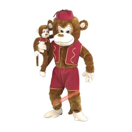 Happy Monkey Mascot Costume, Happy Monkey Costume