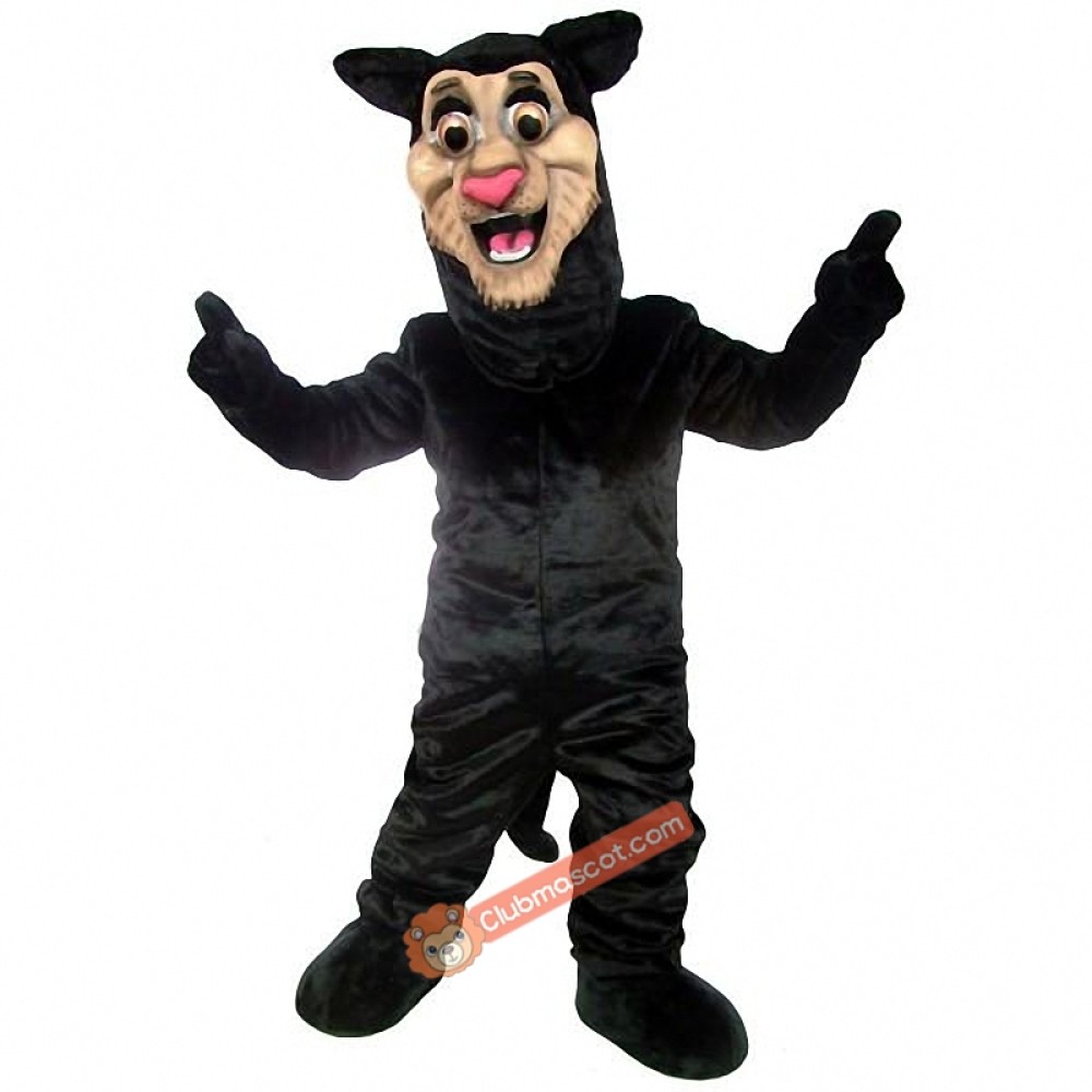 Happy Panther Mascot Costume, Panther Costume