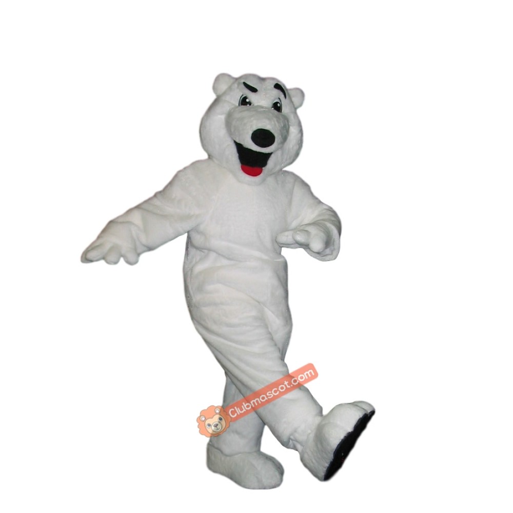 Happy Polar Mascot Costume, Happy Polar Costume