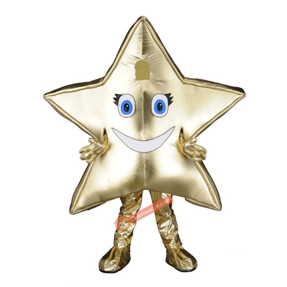 Happy Star Mascot Costume, Happy Star Costume