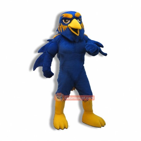 College Blue Raven Mascot Costume