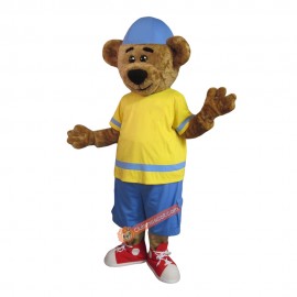 Healthy Bear Mascot Costume, Healthy Bear Costume