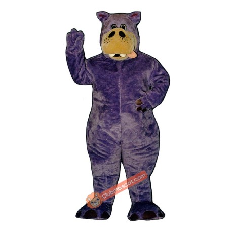 Herbie Hippopotamus Mascot Costume, Herbie Hippopotamus Costume