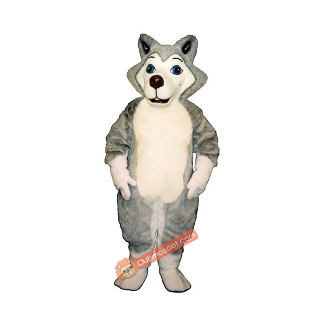 Herman Husky Mascot Costume, Herman Husky Costume