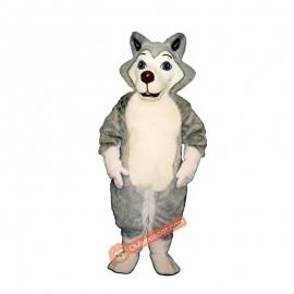 Herman Husky Mascot Costume, Herman Husky Costume