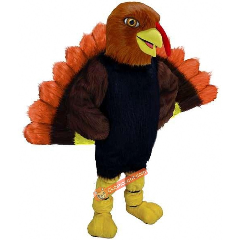 Holiday Turkey Lightweight Mascot Costume, Holiday Turkey Costume