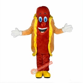 Hot Dog Mascot Costume, Hot Dog Costume