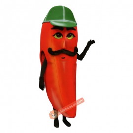 Hot Pepper (Bodysuit not included) Mascot Costume, Hot Pepper (Bodysuit not included) Costume