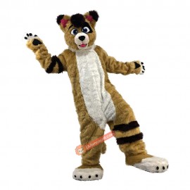 Husky Dog Fox Cartoon Mascot Costume, Husky Dog Fox Cartoon Costume