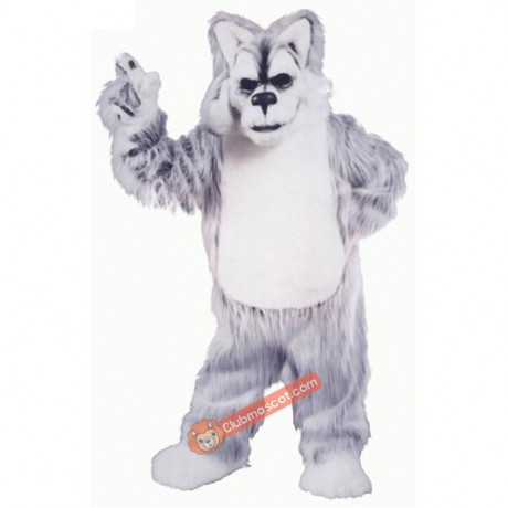 Husky Dog Mascot Costume, Husky Dog Costume