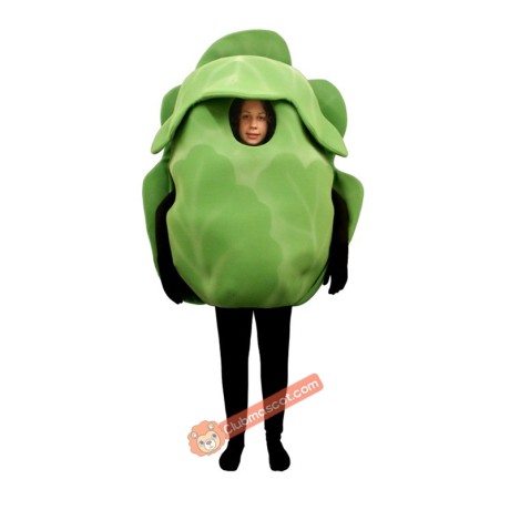 Iceberg Lettuce (Bodysuit not included) Mascot Costume, Iceberg Lettuce (Bodysuit not included) Costume