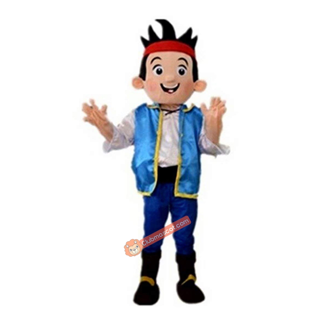 Jack Boy Cartoon Mascot Costume, Jack Boy Cartoon Costume